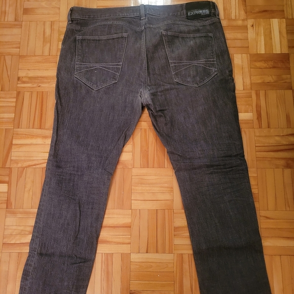 Men's grey Express jeans - Picture 3 of 3